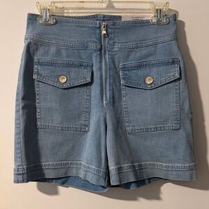 INC International Concepts Light Blue Jean Shorts